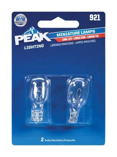 8020162 Miniature 12.8 V T5 Automotive Bulb - 921 - Pack of 2