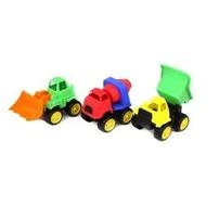 International Playthings Kidoozie Little Tuffies Trucks Set (3 Pieces) - Fun Toy Vehicles