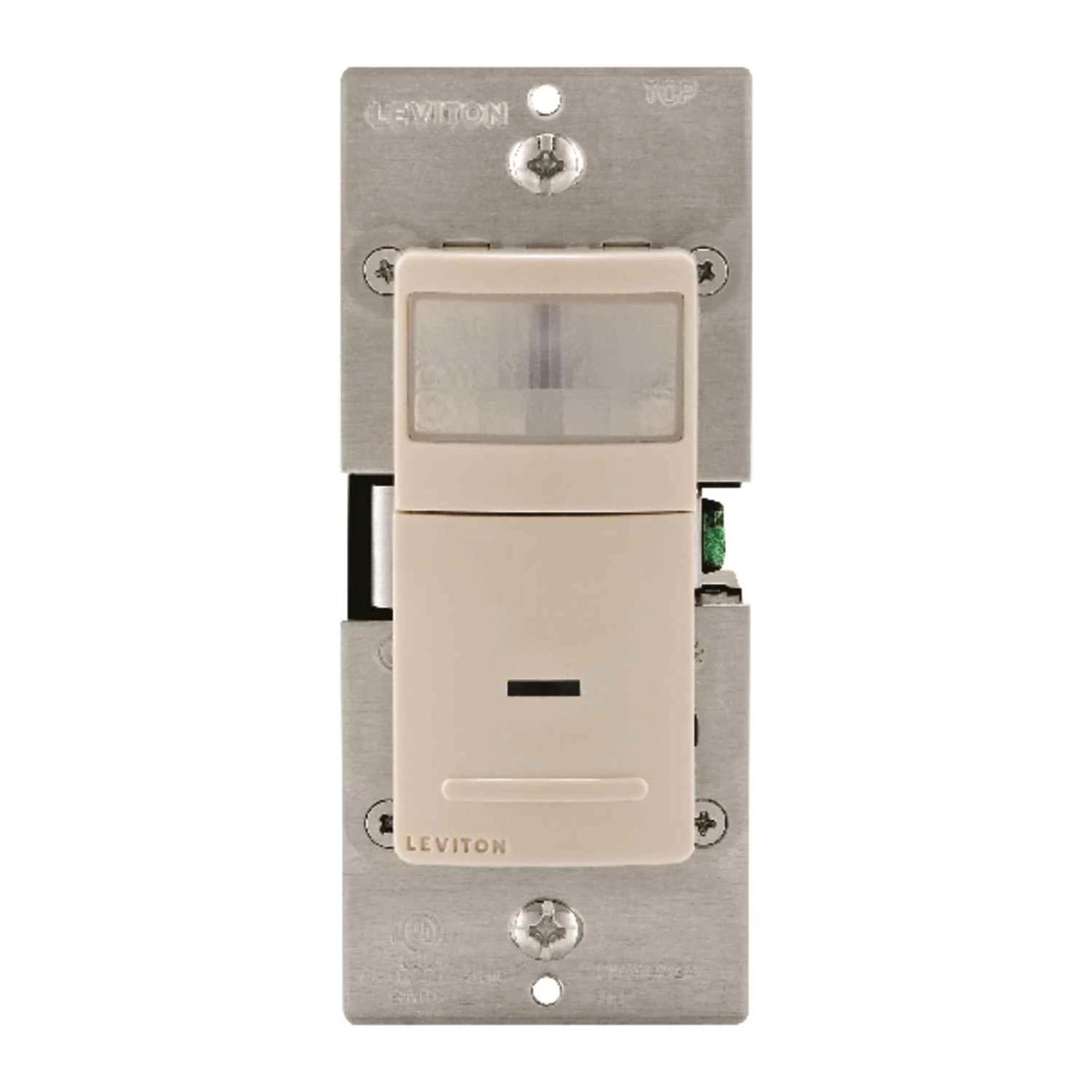 Leviton Motion Sensor Switch Light Almond 1 pk