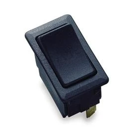 Gardner Bender 20-amp Single Pole Black Rocker Indoor/Outdoor Light Switch