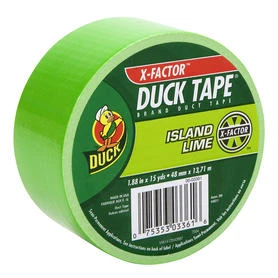 Duck Tape 1.88 In. x 15 Yd. Colored Duct Tape, Neon Lime