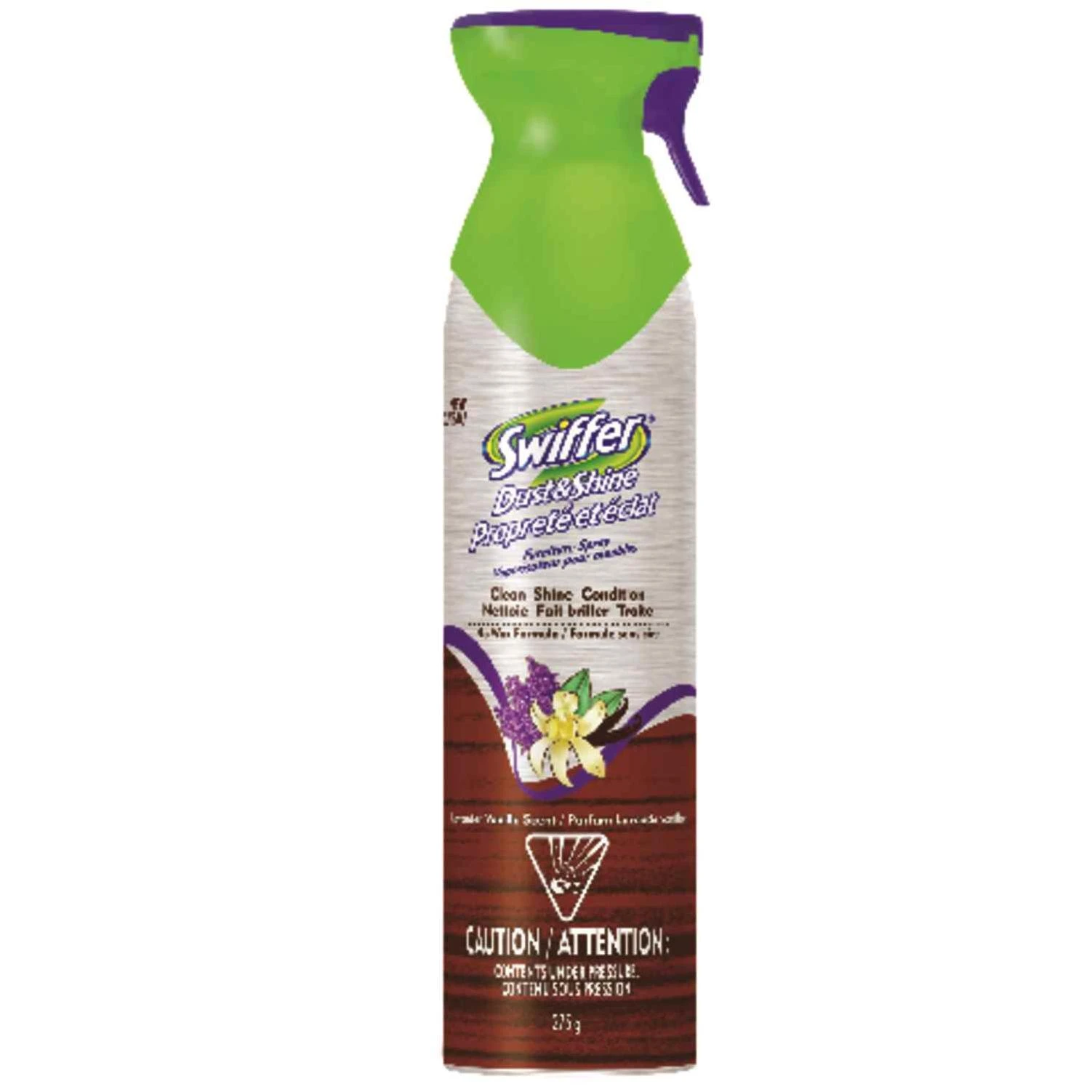 Swiffer Dust and Shine Lavender Vanilla Scent Furniture Polish 9.7 oz. Spray