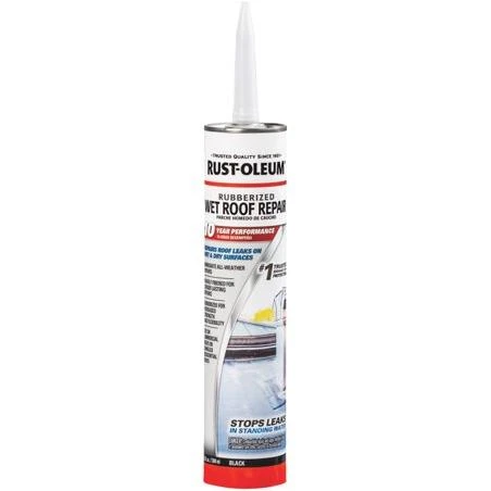 Rust-Oleum 10.1 Oz. Black Extreme Wet or Dry Roof Repair