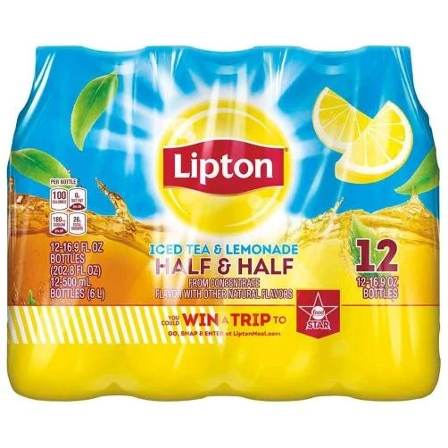 LIPTON LMNDE 1/2&1/2 16.9OZ 12PK