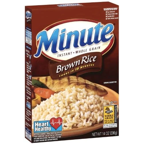 MINUTE RICE BROWN 14OZ