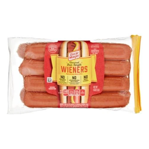 OM BUN-LENGTH WIENERS 16OZ