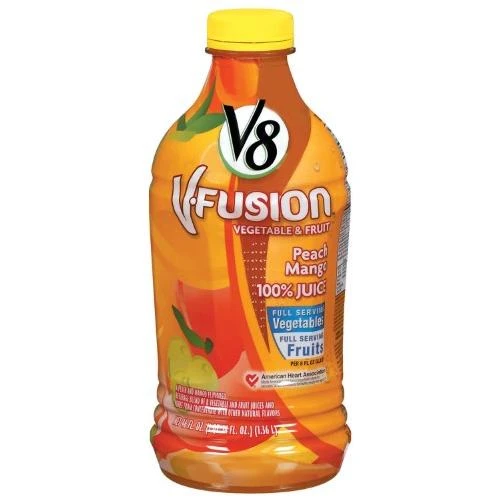 V-8 V FUSN PEACH MANGO 46OZ