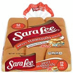 SARA LEE HAWAIIAN ROLLS 12CT