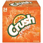 Crush Orange Soda, 12 fl oz, 24 pack