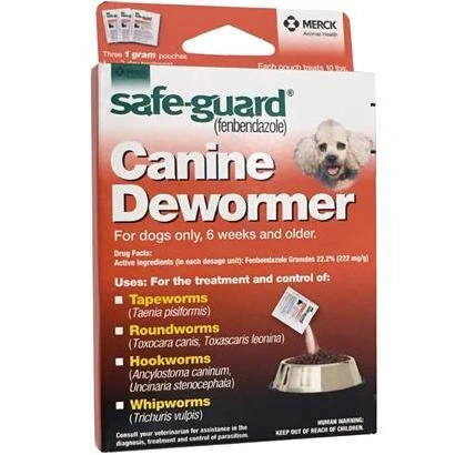 8 in 1 safe-guard 4 Canine Dewormer for Large Dogs, 4 G