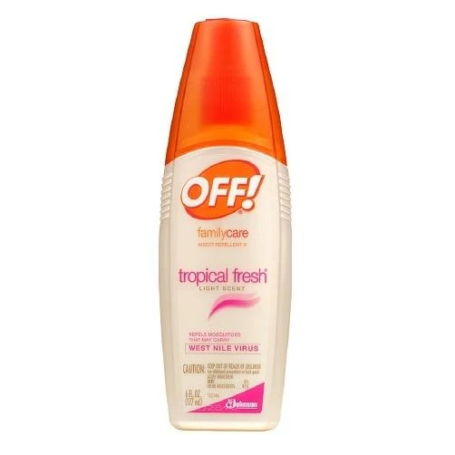 Off! Skintastic Family Insect Repellent Spray Pump, Tropical Fresh, 6 Fl Oz