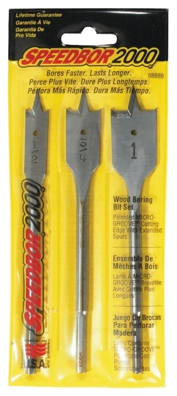 3PC WOOD BORING BIT SET