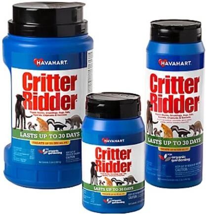 Critter Ridder 3142 Animal Repellent, 2.2 Lbs Shake Can
