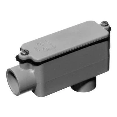 1-1/2 in. Sch. 40 and 80 PVC Type-LB Conduit Body (Case of 6)