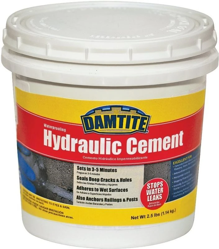 2.5 Lb. Tub Hydraulic Cement For Concrete And Masonry Repairs