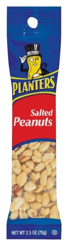 PEANUTS SALTED 2.5OZ