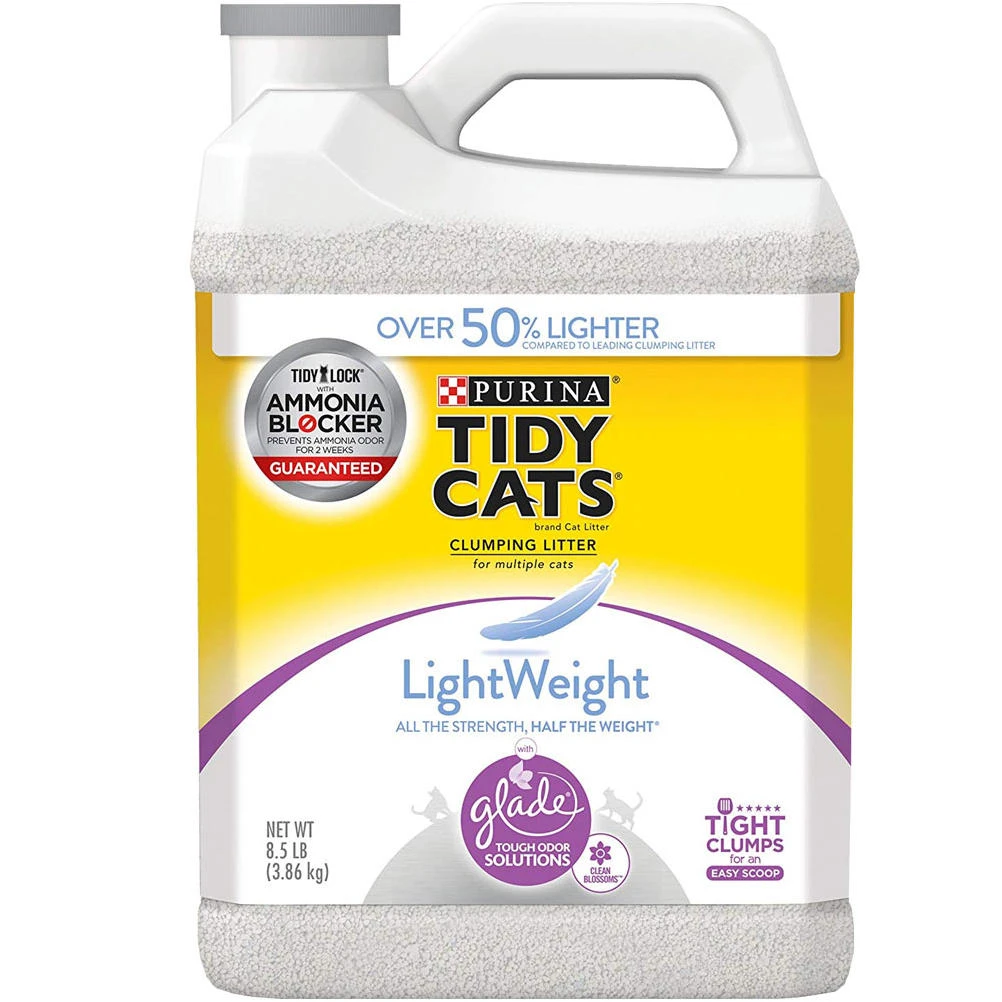 Tidy Cats Lightweight Glade Clean Blossoms Clumping Cat Litter, 8.5 Lbs.