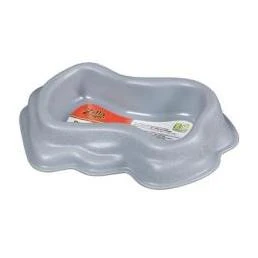 Zilla Decor Durable Dish Gray - Large