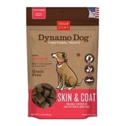 Dynamo Dog Functional Treats For Skin & Coat, Salmon Flavor, 14 Ounces