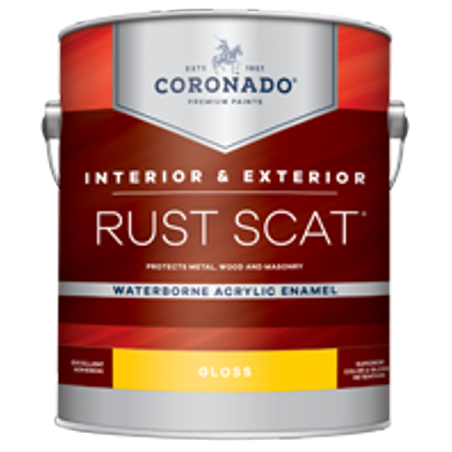 Benjamin Moore & Co Coronado® Rust Scat® Waterborne Acrylic Enamel 90 SEMI GLOSS Finish