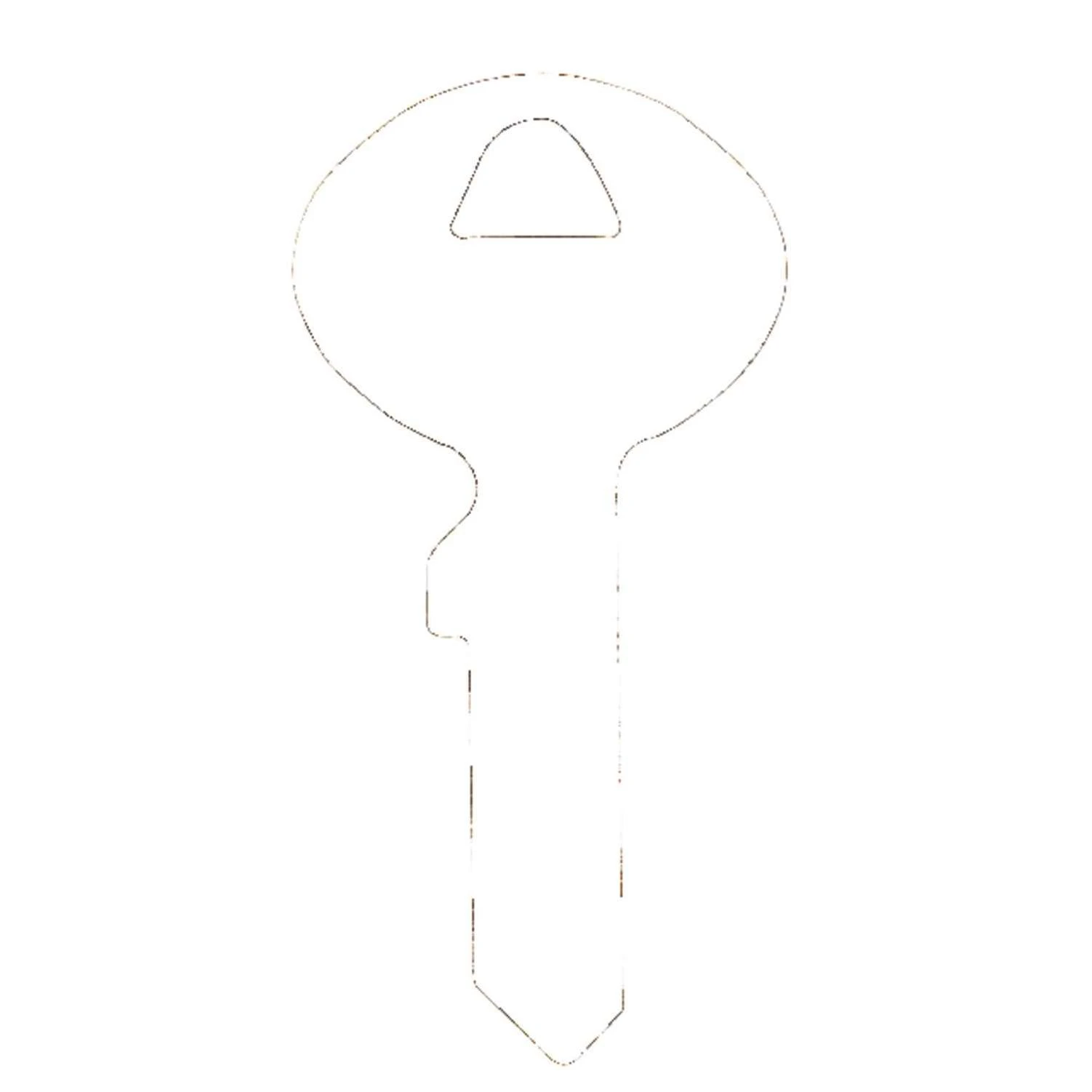Hy-Ko Home House/Office Key Blank Single sided For Wind Locks