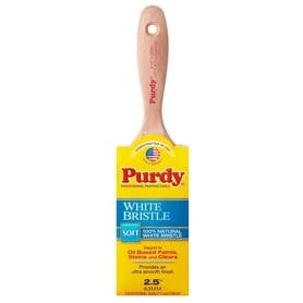 Purdy White Bristle Sprig Natural Bristle Flat 2.5-in Paint Brush