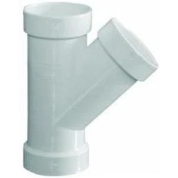 71060 6-inch Pvc Dwv 45-degree Wye All Hub Schedule 40