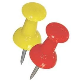 Hillman Push Pins Assorted Colors