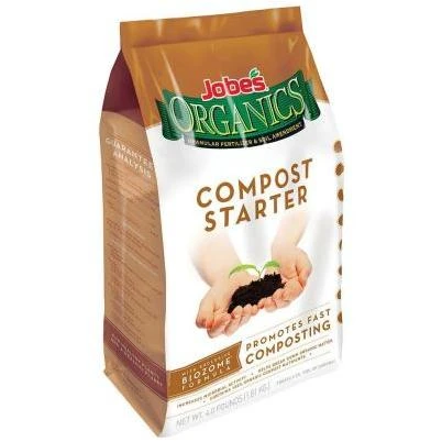 Organic Compost Starter Fertilizer, 4-4-2, 4 Lbs.