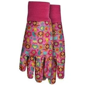 MidWest Quality Gloves, Inc. Unisex Child Multicolored Cotton Garden Gloves