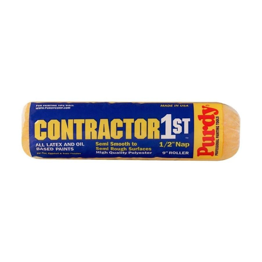 Purdy Contractor 1st 9 In. x 1/2 In. Knit Fabric Roller Cover