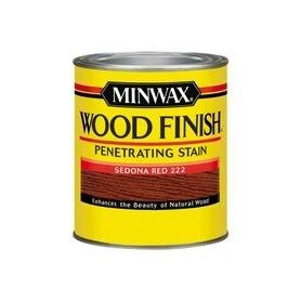 Minwax Wood Finish Penetrating Stain, Sedona Red, 1 Qt.