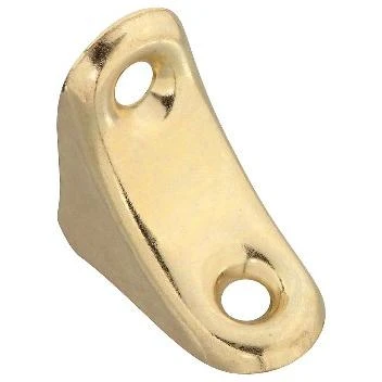 N226-233 1 x 0.75 in. Chair & Corner Brace&#44; Brass