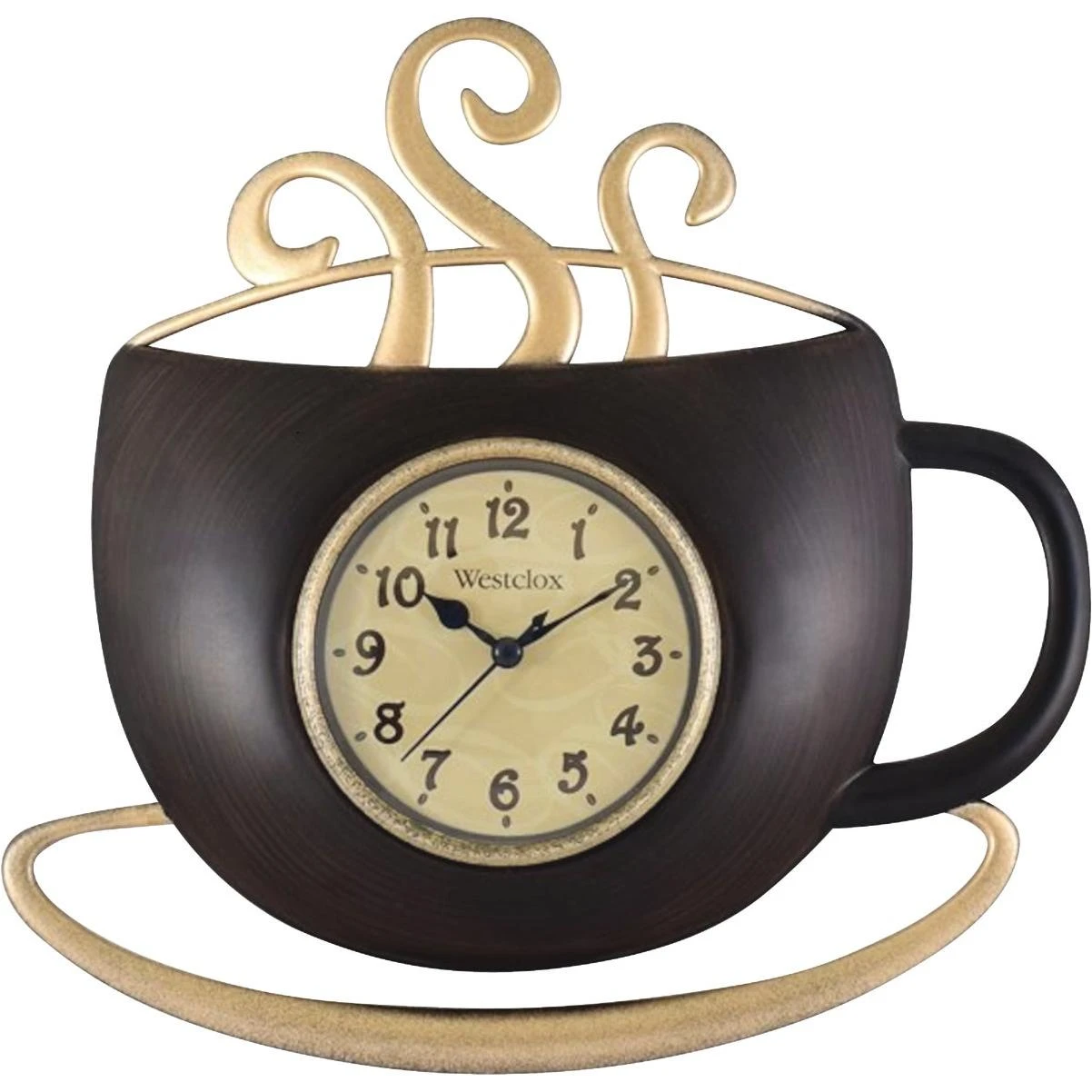 Westclox 12.5 In. Coffee Cup Wall Clock