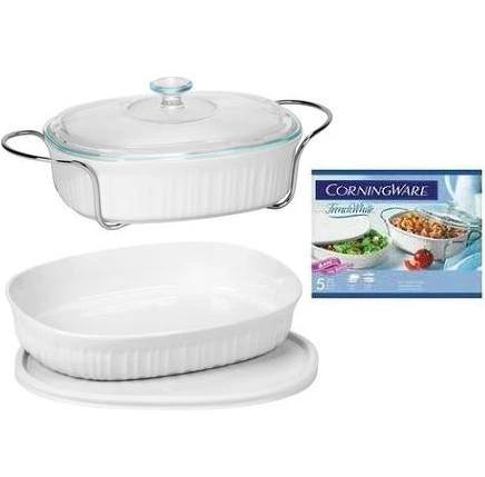 Corningware French White Set, 5 Piece