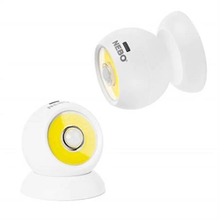 Motion Sensor Light Battery Operated: 90 Degree Sensor Motion Activated Light; Great for Wireless Ceiling Light, Closet Lighting, Outdoor Ceiling Light, Above Shower Light, NEBO Eye Smart Sensor Light