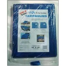 10' X 12' Blue Dry Top Polyethylene Tarpaulin - Model 01012