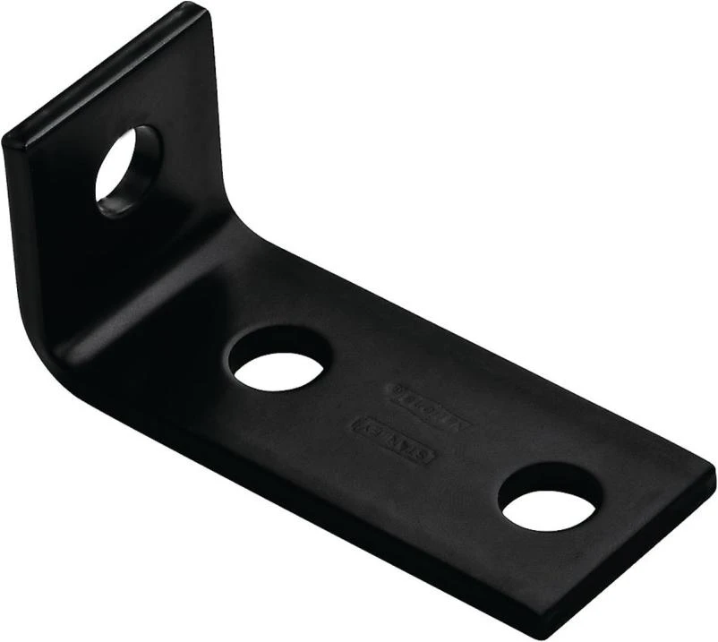 National Hardware 1152BC Series N351-479 Corner Brace, 3-1/2 in L, 1-1/2 in W, 1.6 in H, Steel, Powder-Coated, 1/BX