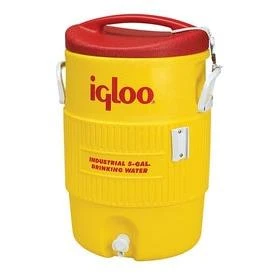 Igloo 5-Gallon Yellow Poly Beverage Dispenser