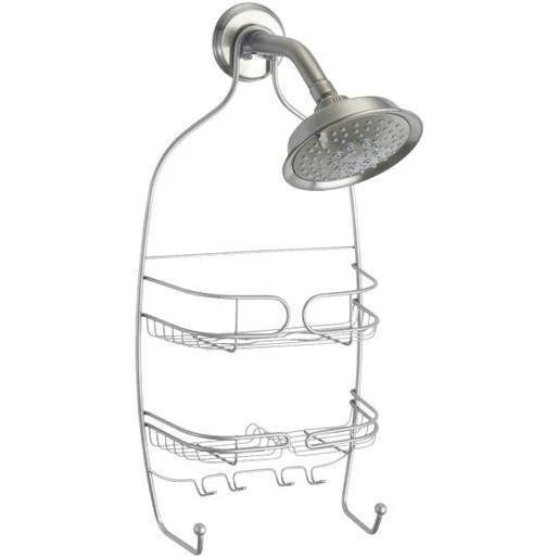 iDesign Neo Medium Silver Shower Caddy 27910