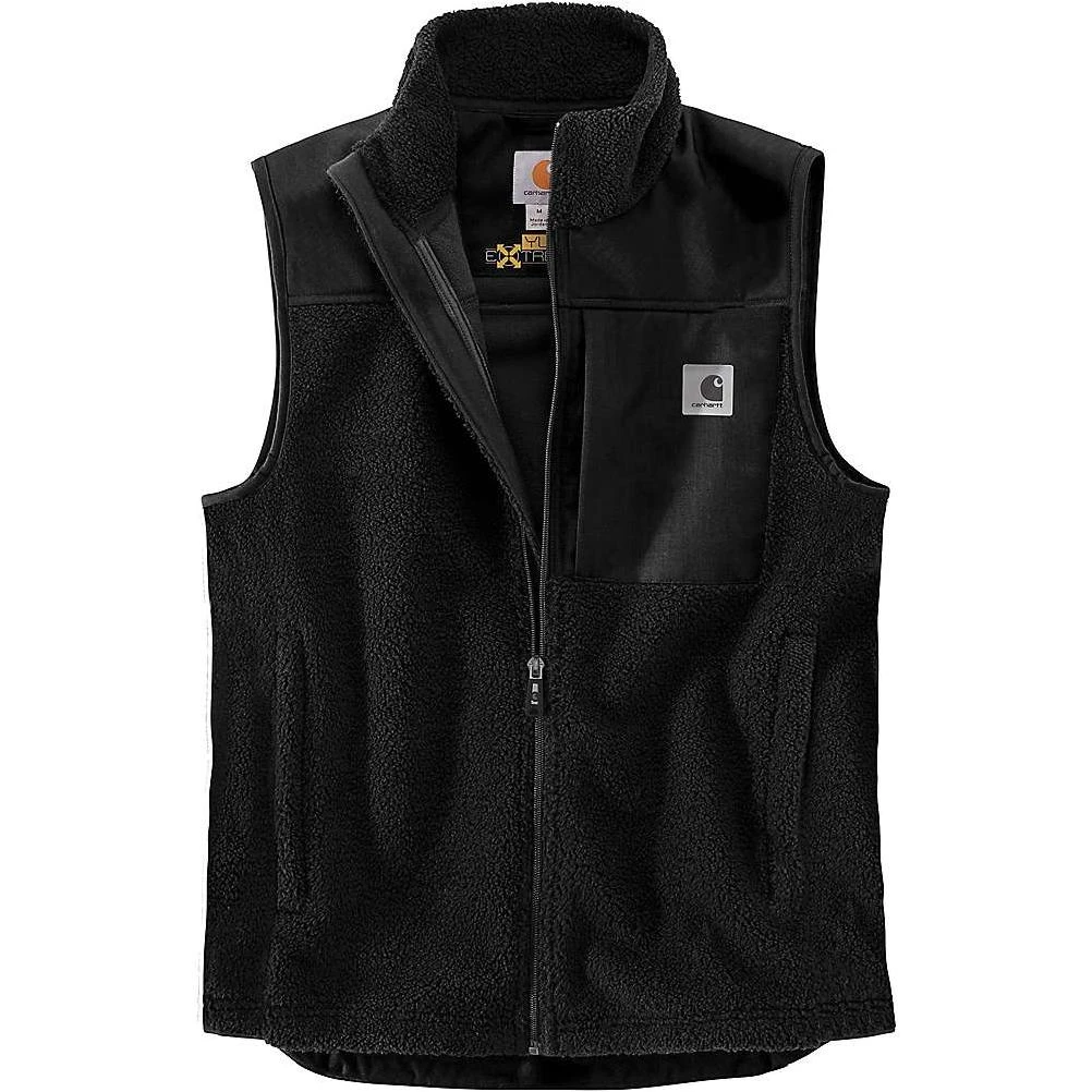 Carhartt Men's Yukon Extremes Wind Fighter Fleece Vest - Large Regular - Black