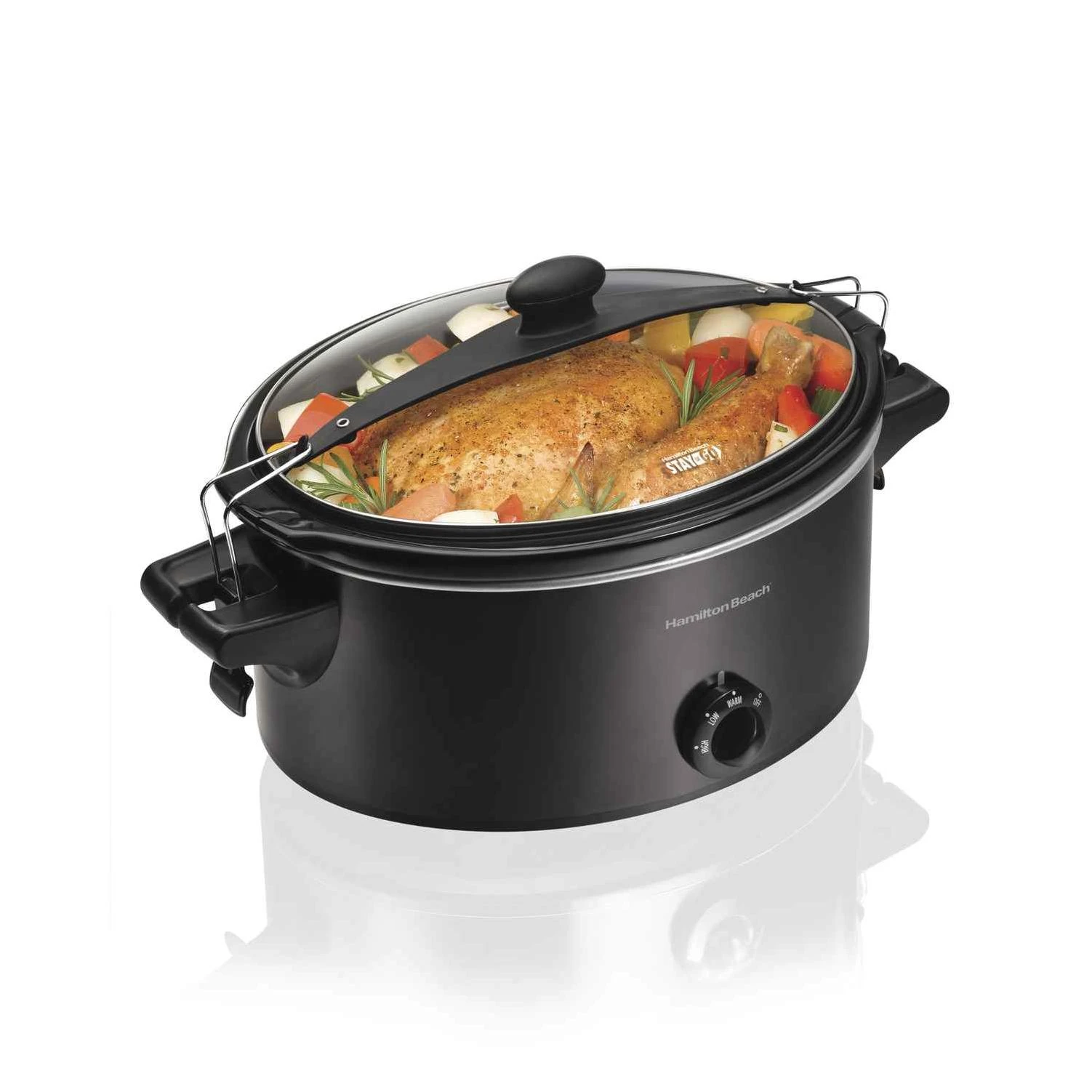 Hamilton Beach 6 qt. Black Metal Slow Cooker