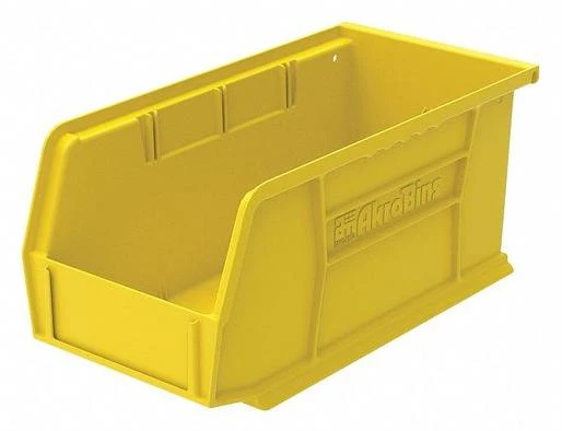 Akro Mils 30230YELUPC Medium Yellw Storage Bin