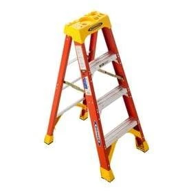Werner 4-ft Fiberglass Type 1A - 300 lbs. Step Ladder