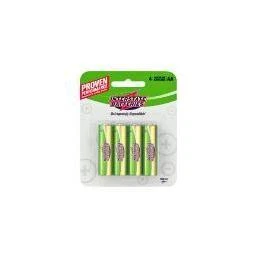 DRY0030 1.5V Alkaline AA Batteries, Pack of 4