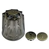 LASCO HC-238MB Price Pfister Large Windsor Smoked Replacement Handle with Antique Bronze Hot Cold and Diverter Index Buttons