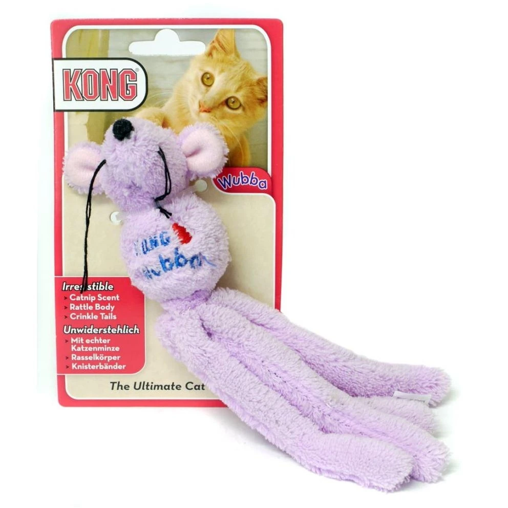 Wubba Cat Toy - Mouse, Multi-colored, Model Wc55