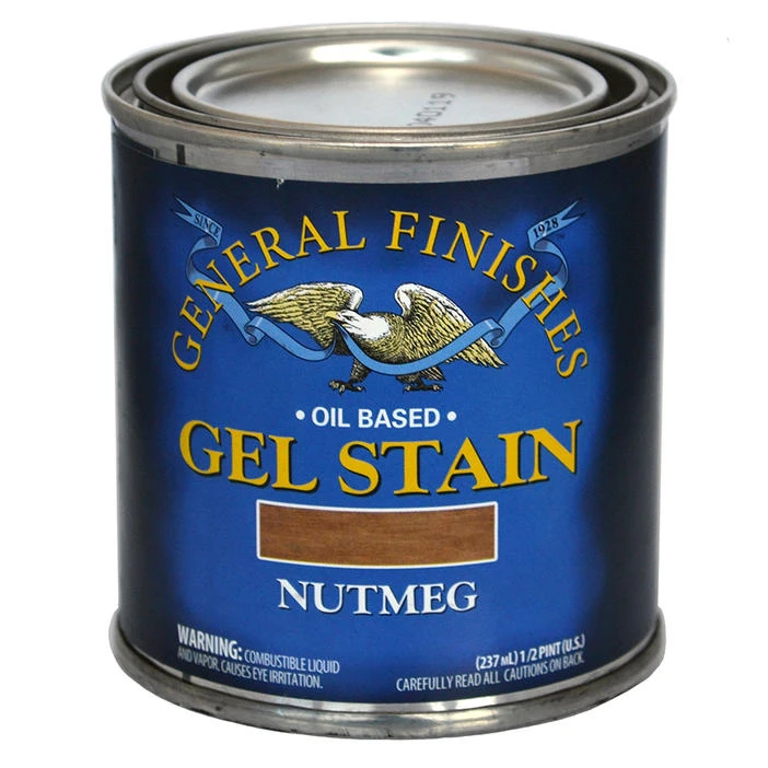 1/2 Pt General Finishes NH Nutmeg Gel Stain Oil-Based Heavy Bodied Stain | Interior Wood Finishes, Conditioners & Stains, Interior Wood Stains, Gel Stain | Paint Supply