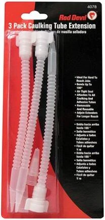 Red Devil Caulking Tube Extensions (3-Pack)