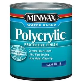 Minwax Polycrylic 32-fl oz Matte Water-based Polyurethane